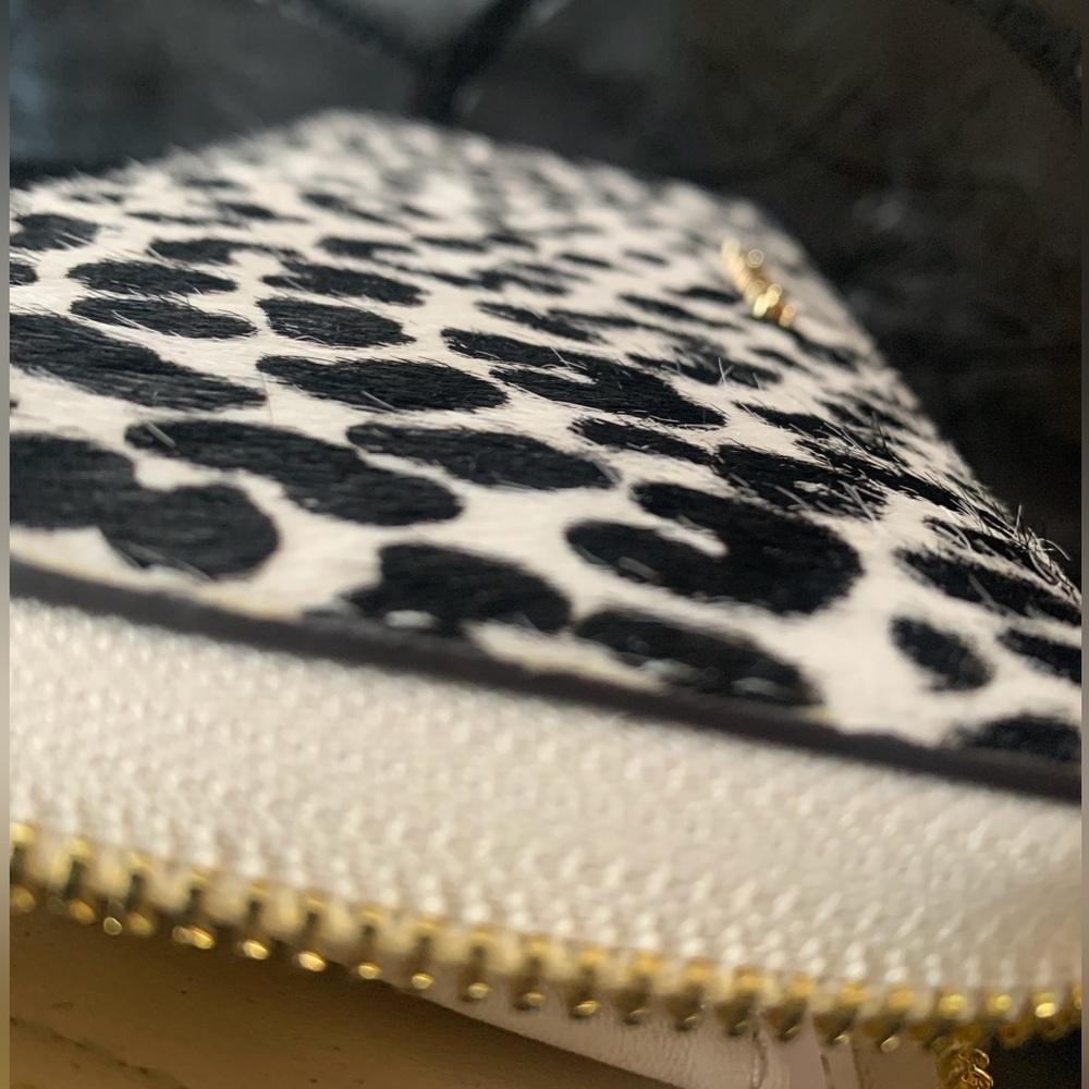 Michael Kors Calf Hair Continental Leather Wallet - Picture 5 of 6